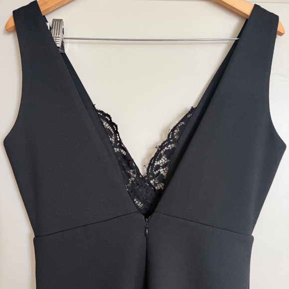Lulus Big City Dreams Black Lace Bodycon Dress - Size Medium - Picture 5 of 6